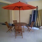 Beach Umbrella Tent + Table 1 Pcs Chair 4 Pcs 9