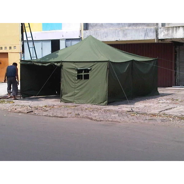 Platoon 2 tent  Tni pengungsian bencana