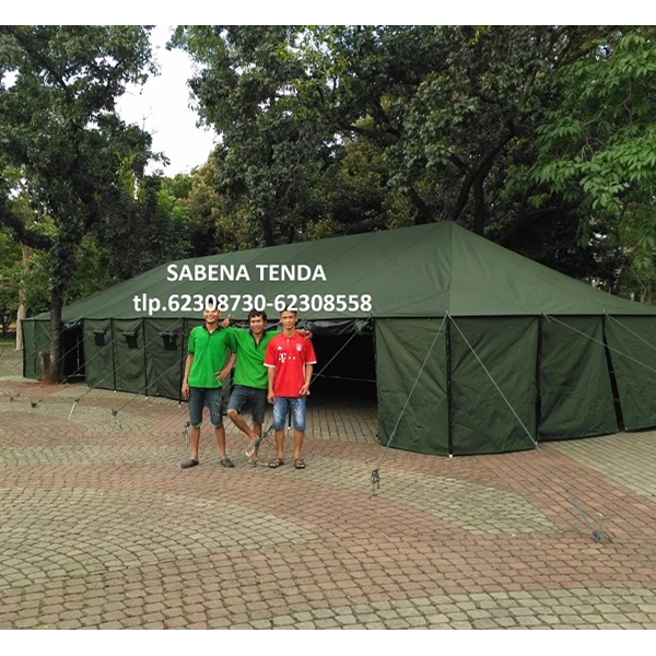  Tenda pleton TNI POLRI bencana 