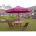 Payung Taman Jati + meja 1 pcs kursi 4 pcs 6
