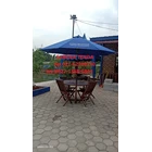 Payung Taman Cafe kayu jati custem 1