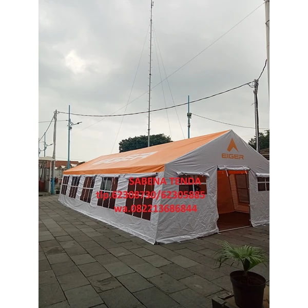 Tent Roder posko bencana alam pengungsian