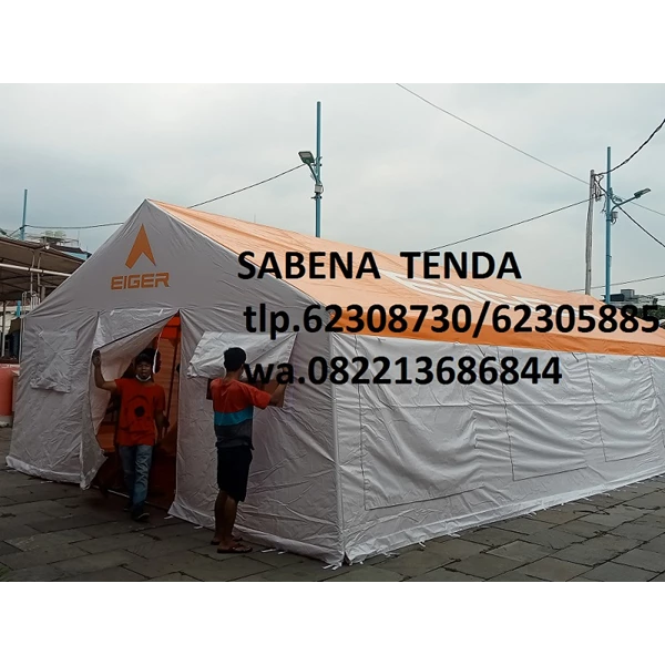 Tenda posko  bencana alam  pengungsian